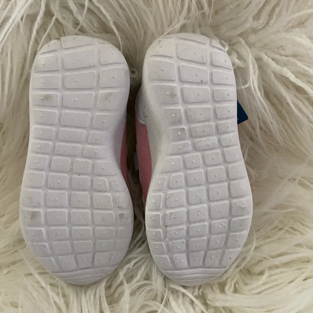 Gerber Pink and White Heart Baby Shoes